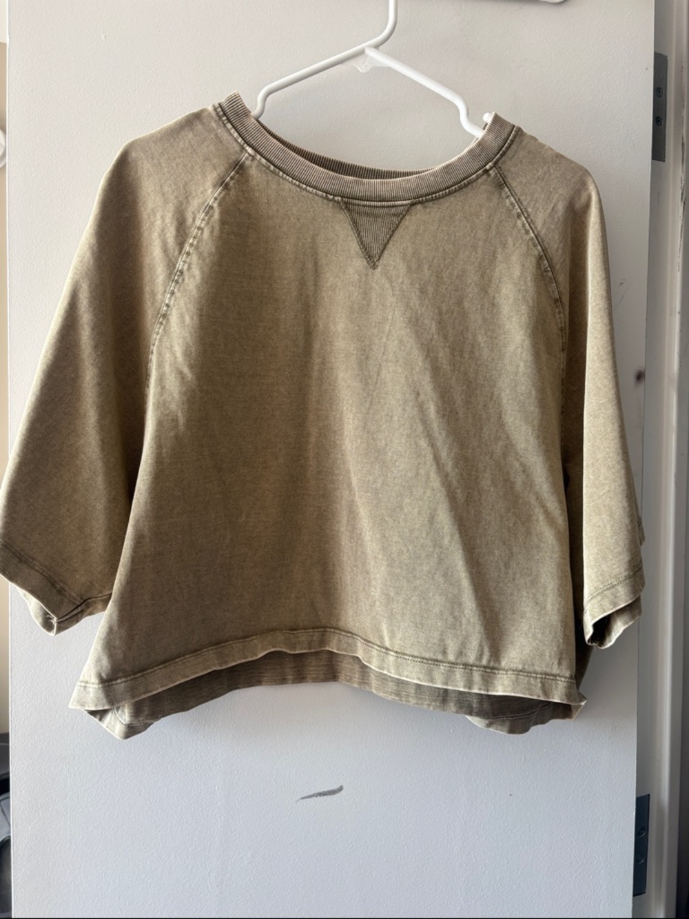 Zara Vintage Taupe Crewneck Sweatshirt